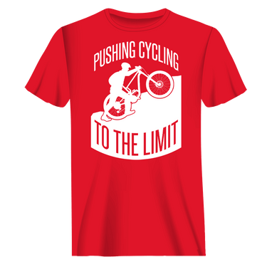 Pushing Cycling To The Limit T-Shirt for Men